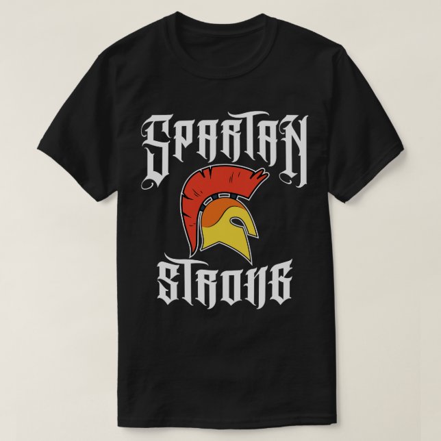 Spartan Strong 2 T Shirt (Design framsida)