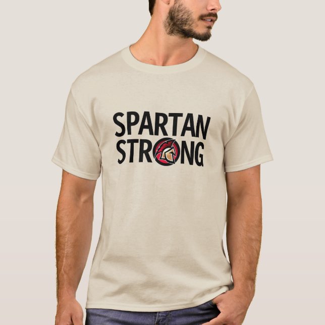 Spartan Strong. Personlig T-Shirt (Framsida)
