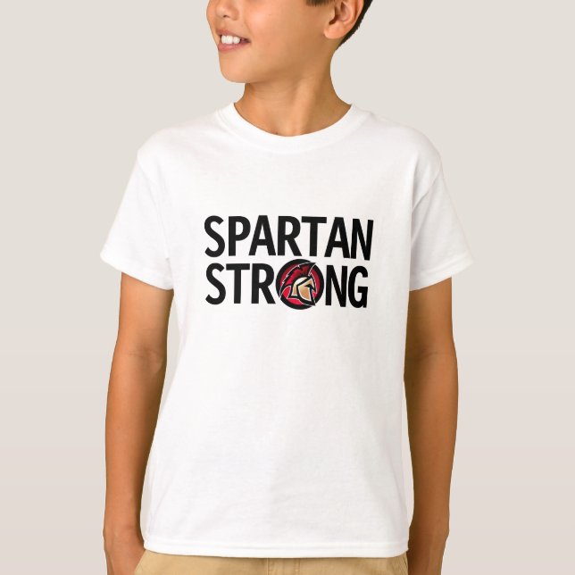 Spartan Strong. Personlig T-Shirt (Framsida)