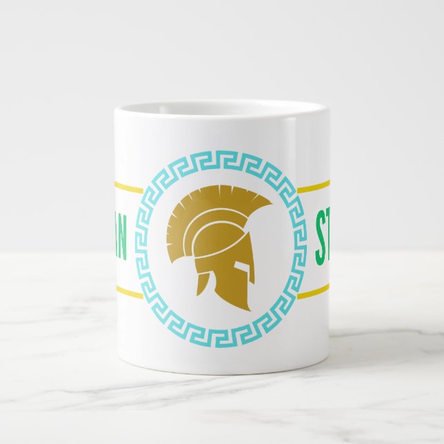 Spartan strong T-Shirt Coffee Mugg Jumbo Mugg (Framsidan)