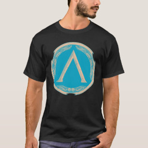 Spartan Symbol Greece Shield T-Shirt