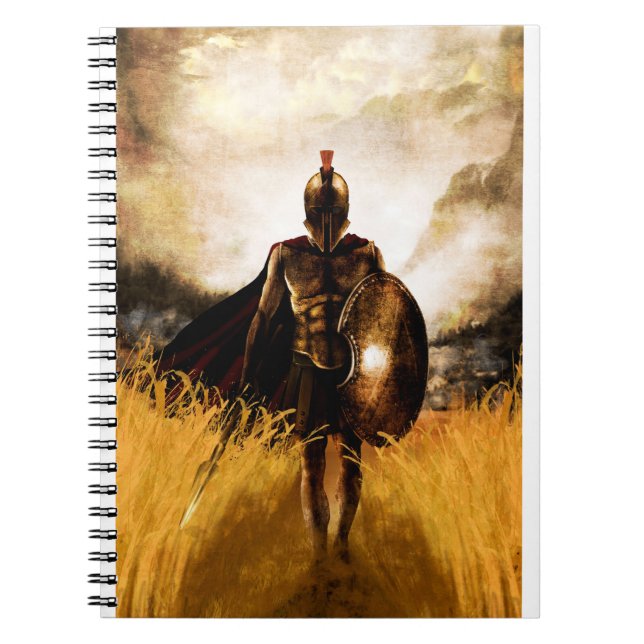 Spartan Warrior Fält Anteckningsbok (Framsidan)