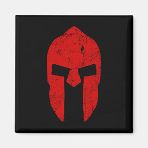 Spartan Warrior Helmet Gym Motivation Sparta Ancie Magnet