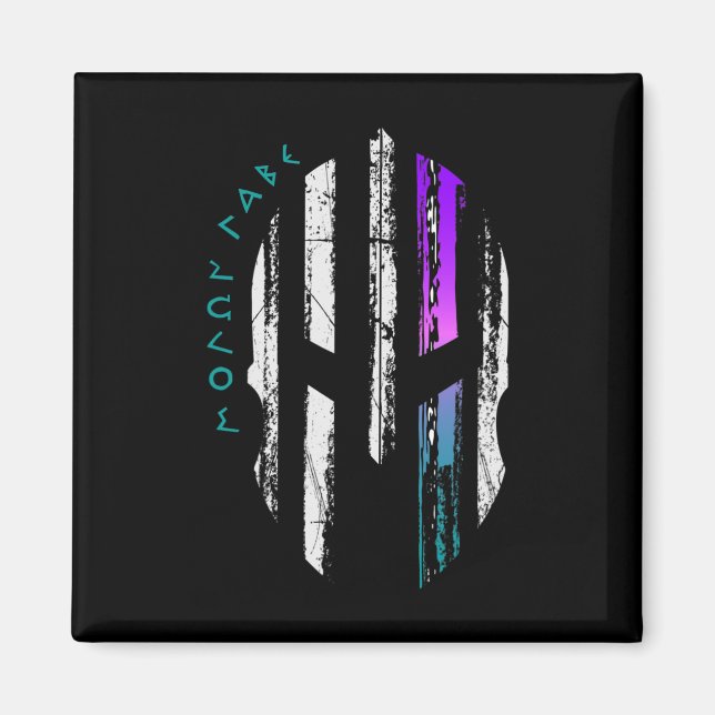 Spartan Warrior Helmet Thin Line Magnet (Framsidan)