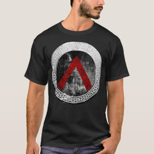 Spartan Warrior Lambda Shield T Shirt
