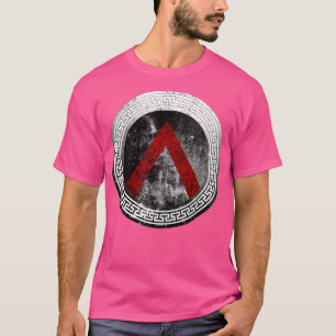 Spartan Warrior Lambda Shield T Shirt