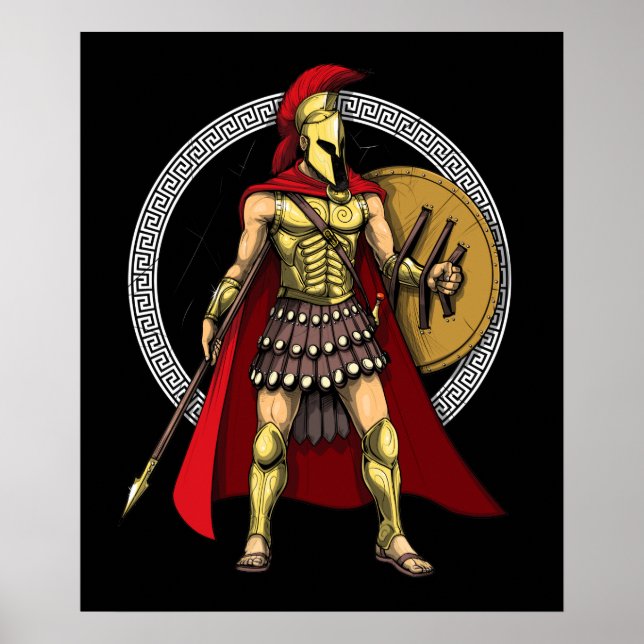 Spartan Warrior Poster (Framsidan)