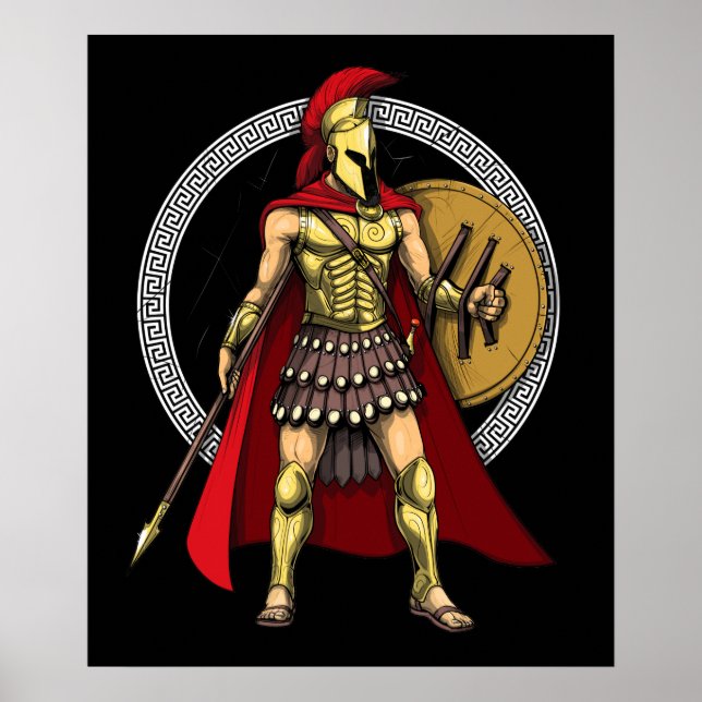 Spartan Warrior Poster (Framsidan)