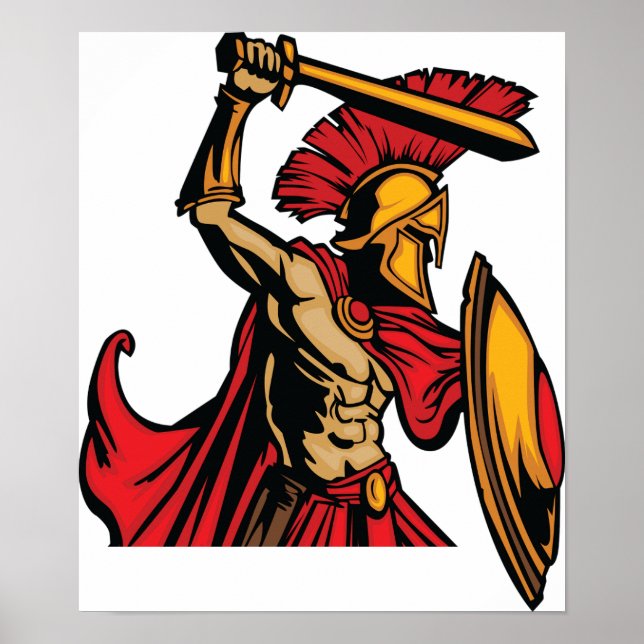 Spartan Warrior Poster (Framsidan)