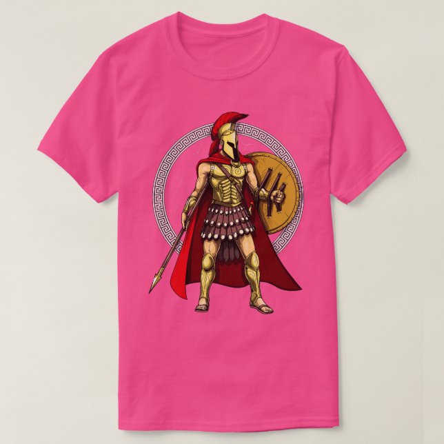 Spartan Warrior T Shirt (Design framsida)