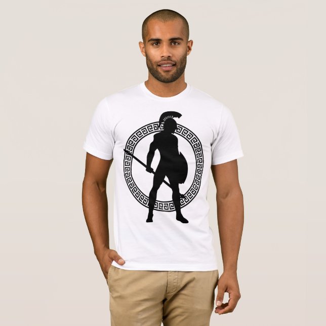 Spartan Warrior T Shirt (Hel framsida)