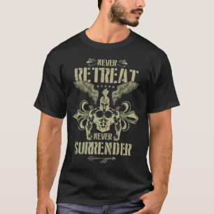 Spartan Workout överlämnar aldrig Gladiator Gym Mm T Shirt