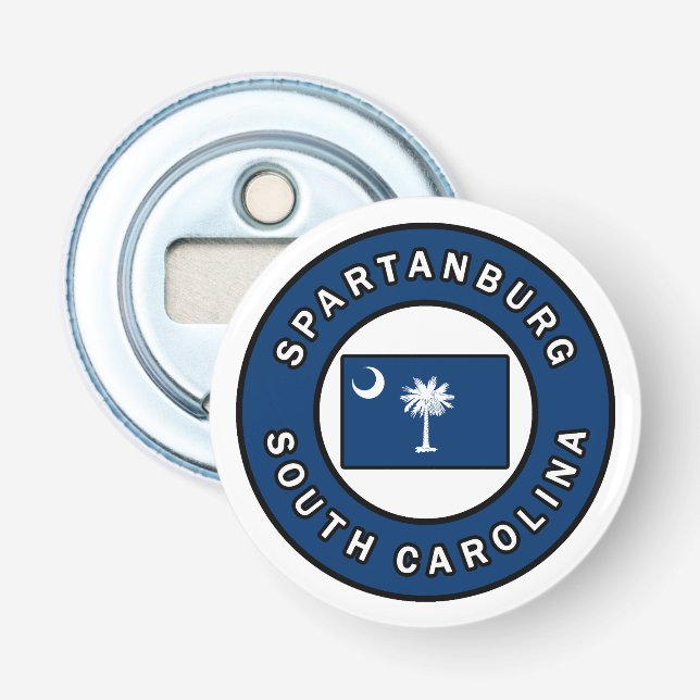 Spartanburg South Carolina Flasköppnare (Framsidan)