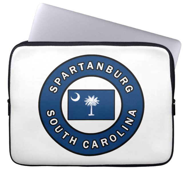 Spartanburg South Carolina Laptop Fodral (Framsidan)