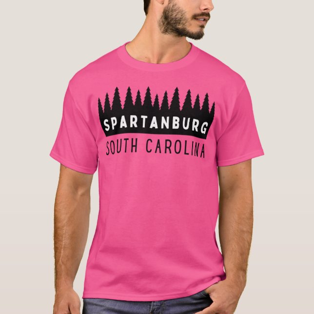 Spartanburg South Carolina Sc Tourist Souvenir T Shirt (Framsida)