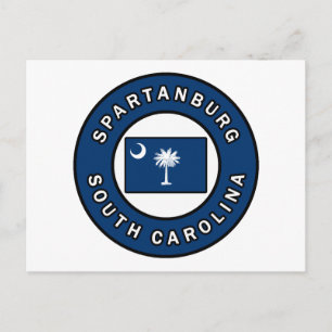 Spartanburg South Carolina Vykort
