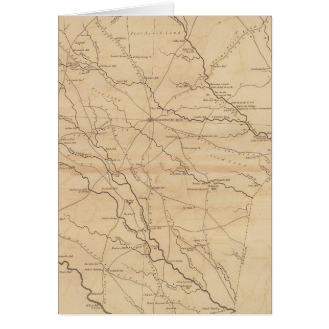 Spartanburgh District, South Carolina Hälsningskort (Framsidan)