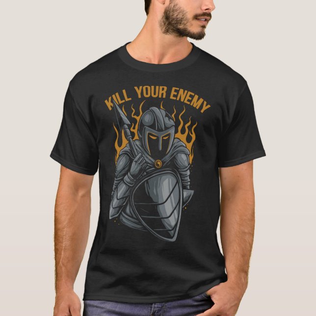 Spartankrigare T Shirt (Framsida)