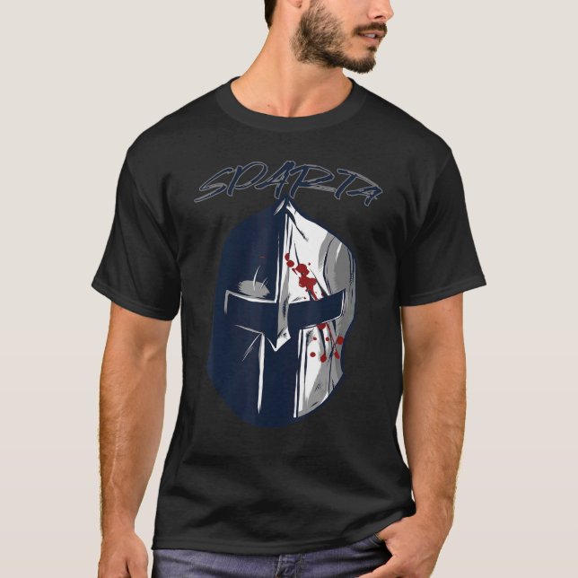 Spartans Helmet Gladiator Sparta Warrior Ancient G T Shirt (Framsida)