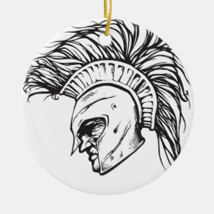 Spartans Julgransprydnad Keramik
