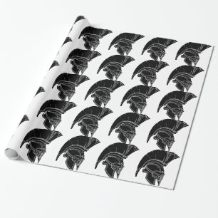 Spartansk eller trojan hjälm presentpapper