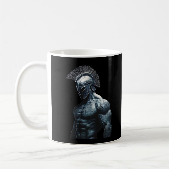 Spartansk krigare 2025 Kalender Kaffemugg (Vänster)