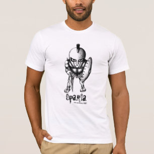 Spartansk krigarecoolat-skjorta design t-shirt