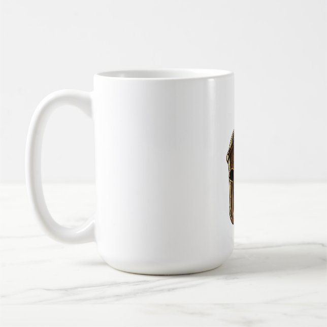 Spartansk krigarmössa  kaffemugg (Vänster)