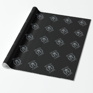Spartansk Molon Labe Grunge maskerar Presentpapper