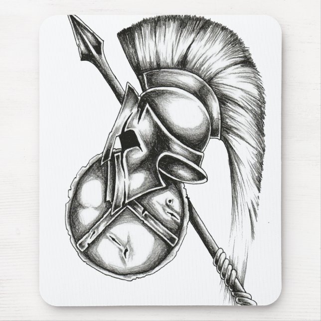 spartansk mousepad musmatta (Framsidan)