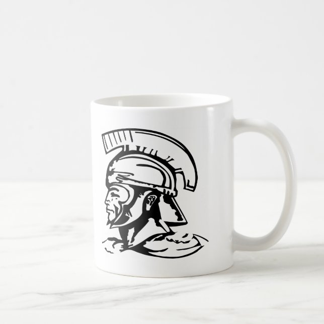 Spartansk romare för Centurion Kaffemugg (Höger)
