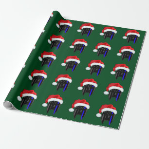 Spartansk Santa för TUNN BLÅLINJENamerikanska Presentpapper