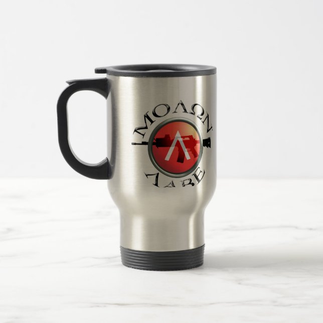 Spartansk Shield/AR-15 Molon Labe Resemugg (Vänster)