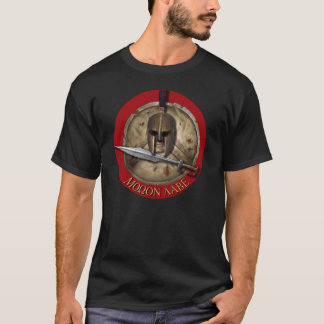 Spartansk skjorta för roderMolon Labe röd backg Tröja