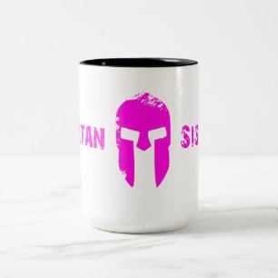 Spartansk systermugg Två-Tonad mugg