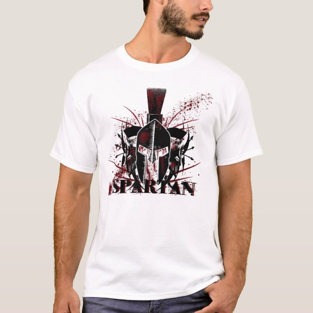 Spartansk T-skjorta Tee Shirt (Framsida)