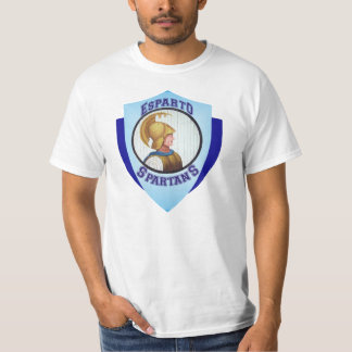 Spartanskt huvud för gammal idrottshall t-shirt