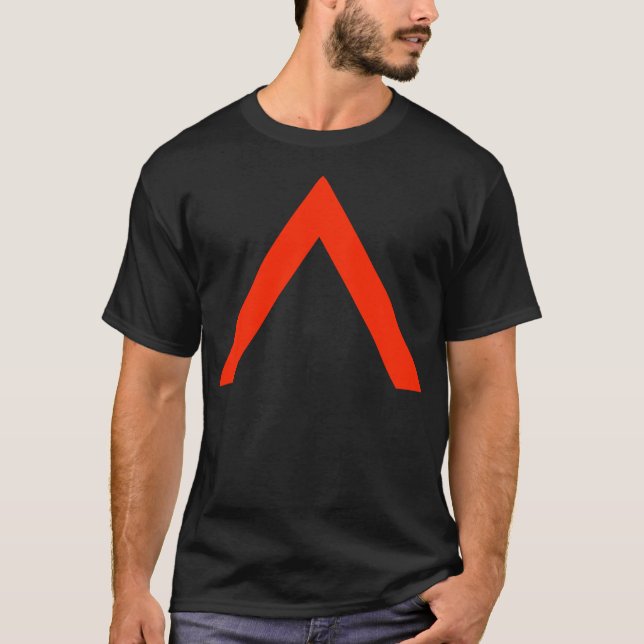Spartanskt symbol t shirt (Framsida)