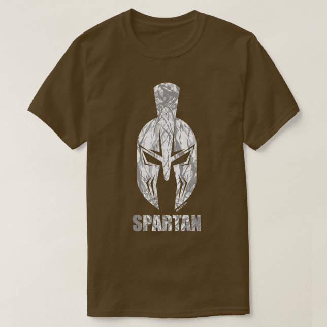 SpartanSpartan HelmetGym Motivation Fitness Say T Shirt (Design framsida)