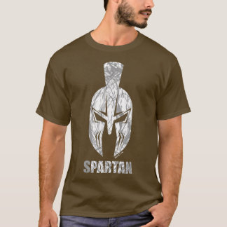SpartanSpartan HelmetGym Motivation Fitness Say T Shirt