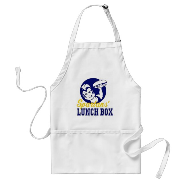 Spartanss lunch boxas förklädet förkläde (Framsidan)