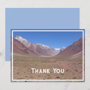 Spårväg till Aconcagua-berget, Argentina Tack Kort