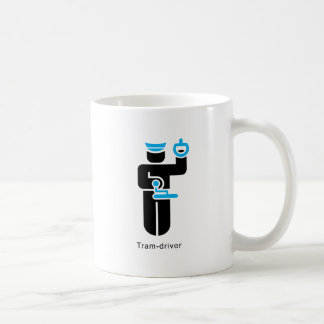 spårvagn-chaufför kaffemugg