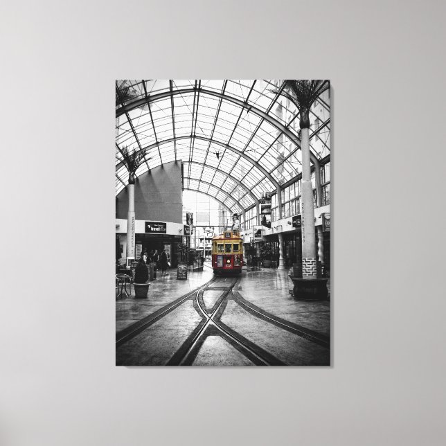 Spårvagn: Christchurch Nya Zeeland Canvas (Framsida)