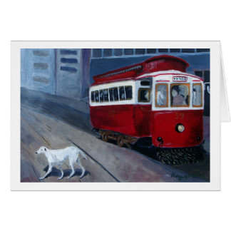 Spårvagn Hälsningskort