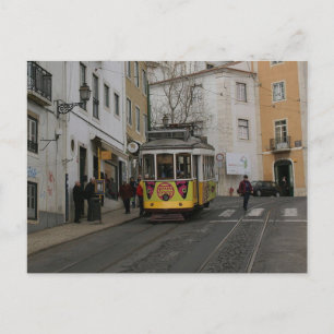 Spårvagn i Lissabon Vykort