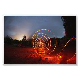 Spårvagnar - brandutgåva- fototryck