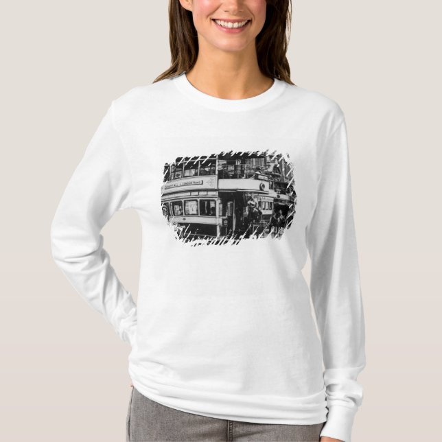 Spårvagnar i Manchester, c.1900 T Shirt (Framsida)