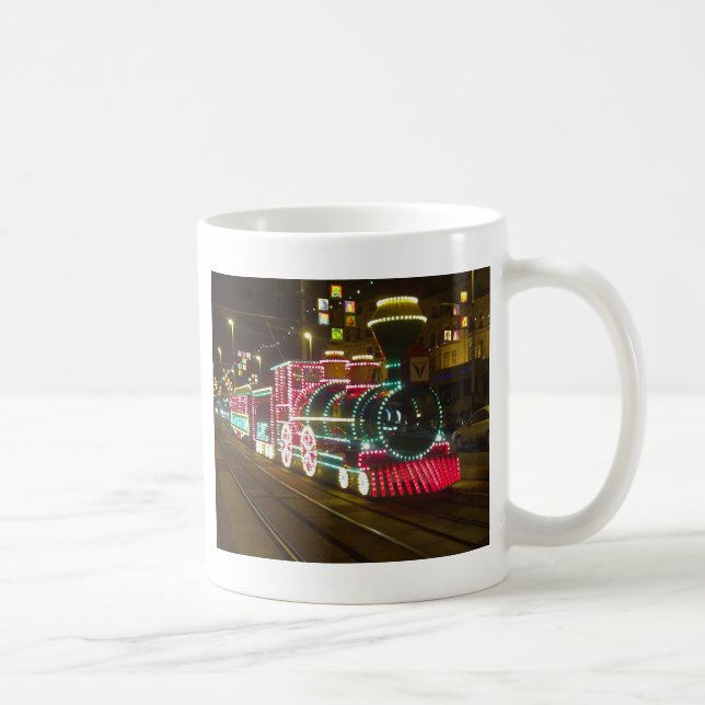 Spårvagntåg - Blackpool belysningmugg Kaffemugg (Höger)
