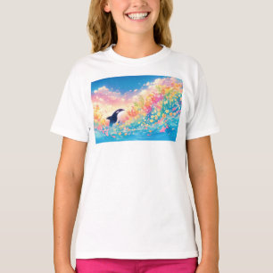 Sparvdansen hos späckhuggaren i lysande vatten t shirt